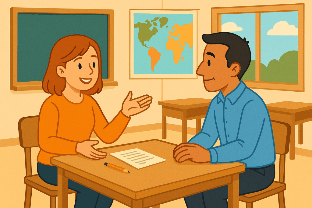 Zo overleef je het eerste oudergesprek van het schooljaar (met een glimlach)