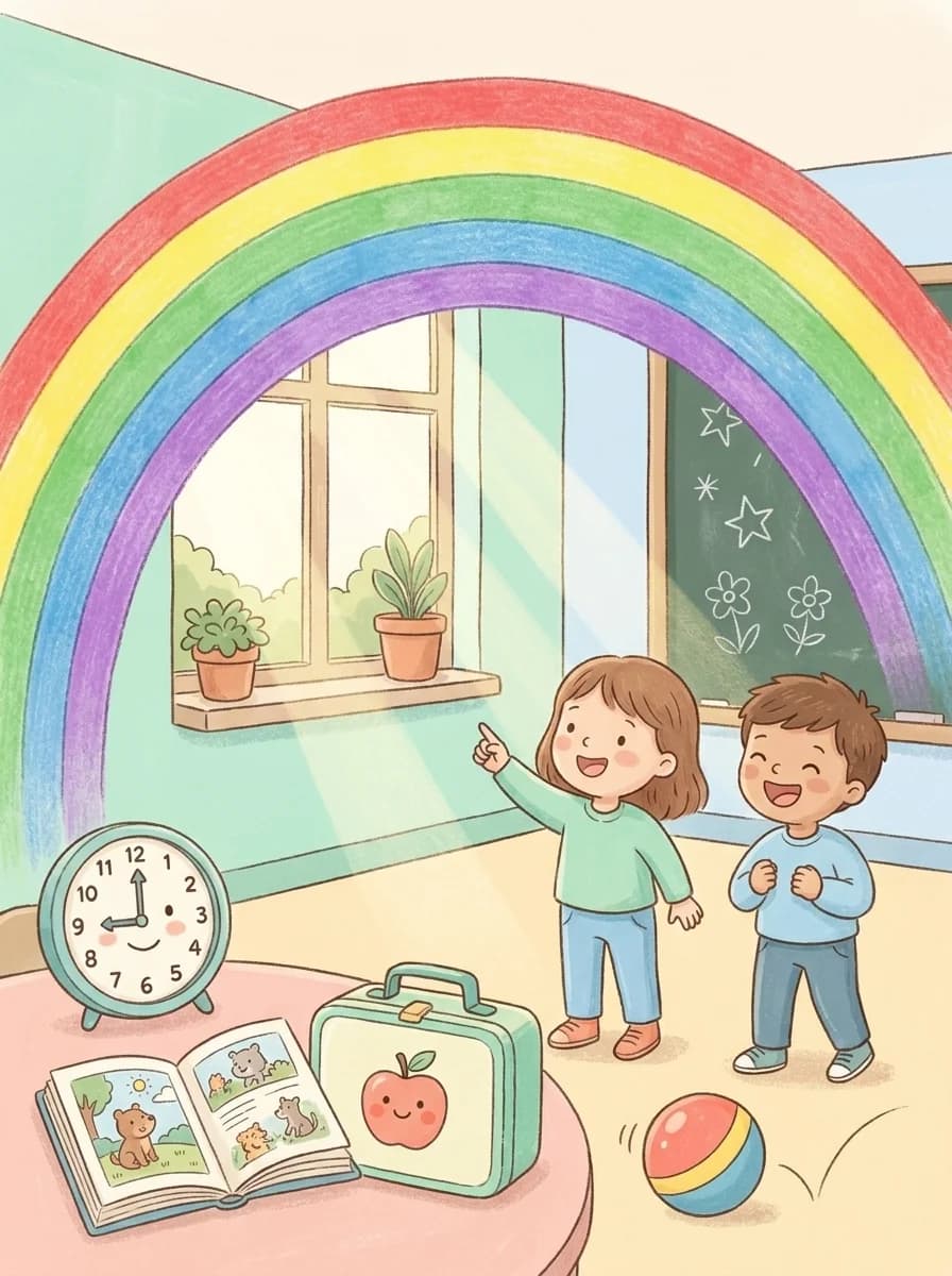 Dagritmekaarten · regenboog