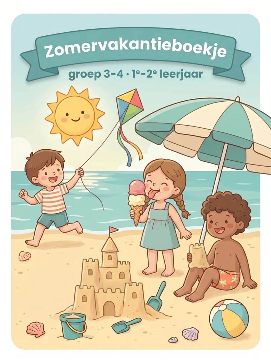 Zomervakantieboekje · groep 3-4 · 1e-2e leerjaar