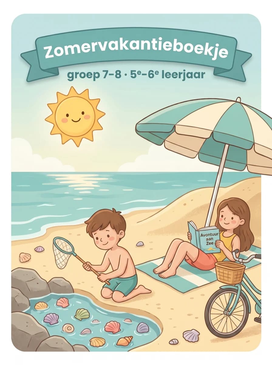 Zomervakantieboekje · groep 7-8 · 5e-6e leerjaar